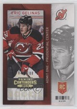 2013-14 Panini Playoff Contenders Rookie Gold 41/100 Eric Gelinas #120 fv7