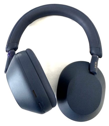 Sony WH-1000XM5 Wireless Noise Canceling Over-Ear Headphones Blue Please Read