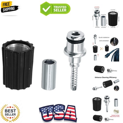 #ad High Pressure Washer Hose Repair Kit Hose Washers Insert Fittings Car Washer... $13.94
