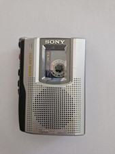 SONY TCM-150 Clear Voice Cassette-Corder in Silver with Built-In Mic