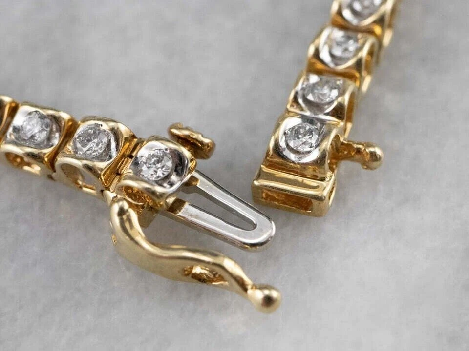 Tennis-Fantasie-Armband, 5,0 ct Rundschliff-Simulationsdiamant, mit... - Bild 4 von 4