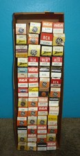 Lot 52 Vacuum Tubes for Radio TV Etc. RCA GE Zenith Sylvania Raytheon
