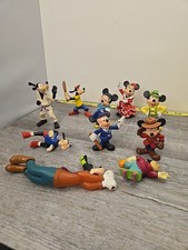 Vintage Lot Bullyland Disney Goofy Mickey Mouse Minnie PVC Figure 10