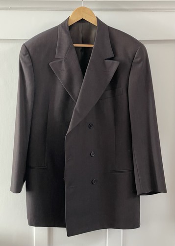 Romeo Gigli, Mens Vintage Romeo Gigli Suit DB Jacket 1990's Dead Stock IT50 Made In Italy