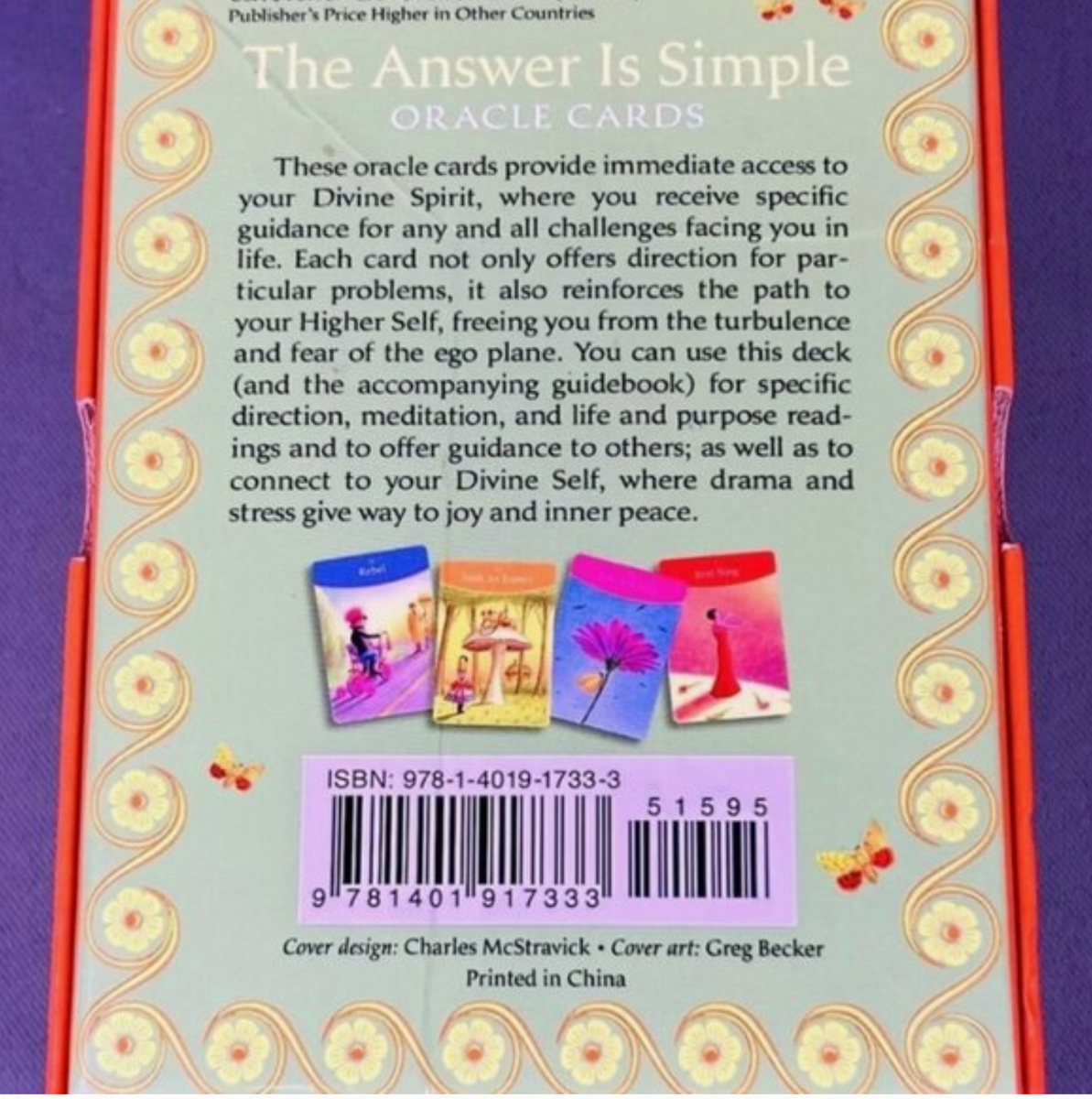 The Answer is Simple Oracle Cards, Sonia Choquette | eBay