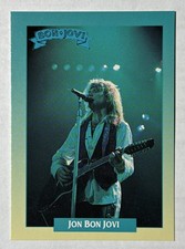 1991 Brockum RockCards #210 Jon Bon Jovi  - Excellent Condition 