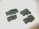 Vintage Lesney Matchbox Military Lot Saladin Armour Car + Personnel Carrier +
