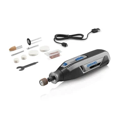 Dremel Lite 4V Cordless Variable Speed Rotary Tool w/ Battery & 10 Accs
