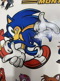 Promotional Sonic Adventure Stickers -Dreamcast- Electronic Gaming Monthly 1999