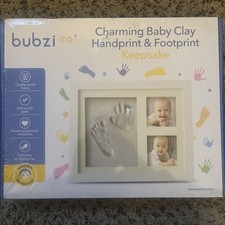 Baby Footprint Kit, Baby Foot and Hand Print Kit, Baby Keepsake Frame, Nursery