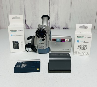 Canon ZR45 MC Mini DV Compact Camcorder Silver 2.5'' Color LCD 360X Digital Zoom