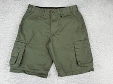 Boy Scouts Shorts Youth 18 Green Cotton Blend Convertible NO LEGS Cargo READ