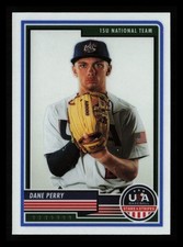 Dane Perry 2023 Panini USA Baseball Stars & Stripes #37 Chrome Rookie RC