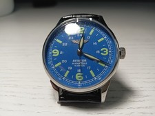 Rare Raketa Watch Mechanical Aviator Wrist Russian Soviet Military USSR