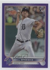 2022 Topps Chrome Update Purple Refractor Beau Brieske #USC147 0i76