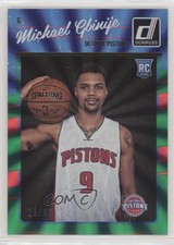2016-17 Panini Donruss Rookies Green Holo Laser /99 Michael Gbinije #188 0a2