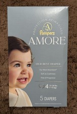 New Amore by Pampers Diapers Size 4 Small Pack 5 Count 15 34 lbs