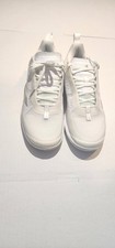 Adidas Avacourt 2 women's tennis shoes in a Cloud White and Silver Metallic