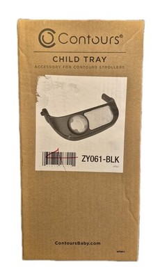 Contours Child Tray For Element Stroller ZY061-BLK New In Box Stroller Accessory