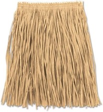 Adult Mini Hula Skirt, 36-Inch Waist by 16-Inch Length for Costume and etc. NEW