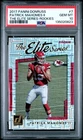 2017 PANINI DONRUSS THE ELITE SER ROOKIES #7 PATRICK MAHOMES II ROOKIE RC PSA 10