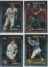 2024 Topps Chrome Base Refractors & Inserts Pick Your Card Complete You Set