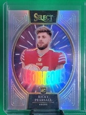 2024 Panini Select - Neon Icons Ricky Pearsall #6 Silver Prizm (RC)