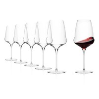 Set Aus 6 GläSern Aus Kristallklarem Glas Bordeaux Cocoon 746 Ml