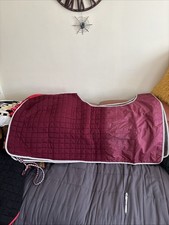 Thermatex Exercise Rug Burgundy Excellent Condition 4ft3 Cob / Small Horse