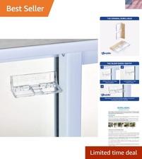 2 Pack Child-Proof Sliding Door Locks - Key Unlock, Adjustable Safety Solution