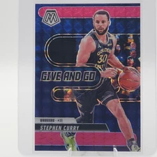 2024 Panini Mosaic Give And Go Pink Florescent Stephen Curry #9 Warriors /10