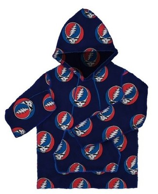 New Grateful Dead Skull XL Pullover Pocket Steal Your Face Hoodie Sweatshirt NWT