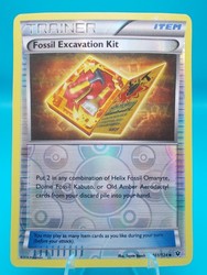 Fossil Excavation Kit 101/124 Fates Collide Reverse Holo