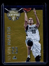 2014-15 Panini Totally Certified #112 Kevin Martin Gold Platinum SSP /10