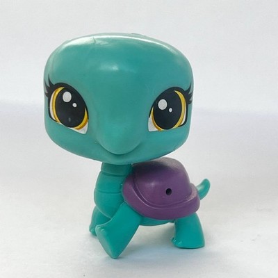 LPS LITTLEST PET SHOP #73 BLAU LILA SCHILDKRÖTE SCHILDKRÖTE HAUSTIERE IN DER STADT