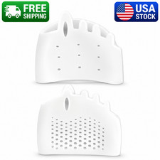 2PCS Bunion Toe Corrector Silicone Orthotics Straightener Separator Forefoot Pad