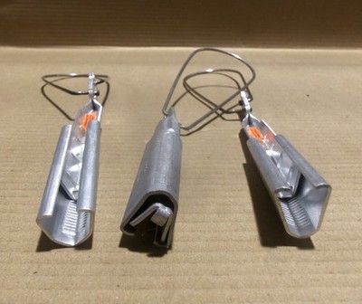 NEW LOT OF 3 1061 SERVICE ENTRANCE WEDGE CLAMP 6ACSR / 2ACSR AK