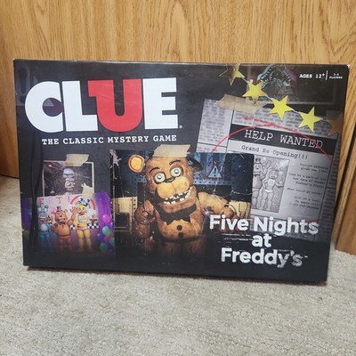 Five Nights at Freddy's CLUE Board Game 2018 100% Complete FNAF.  VG Condition! 