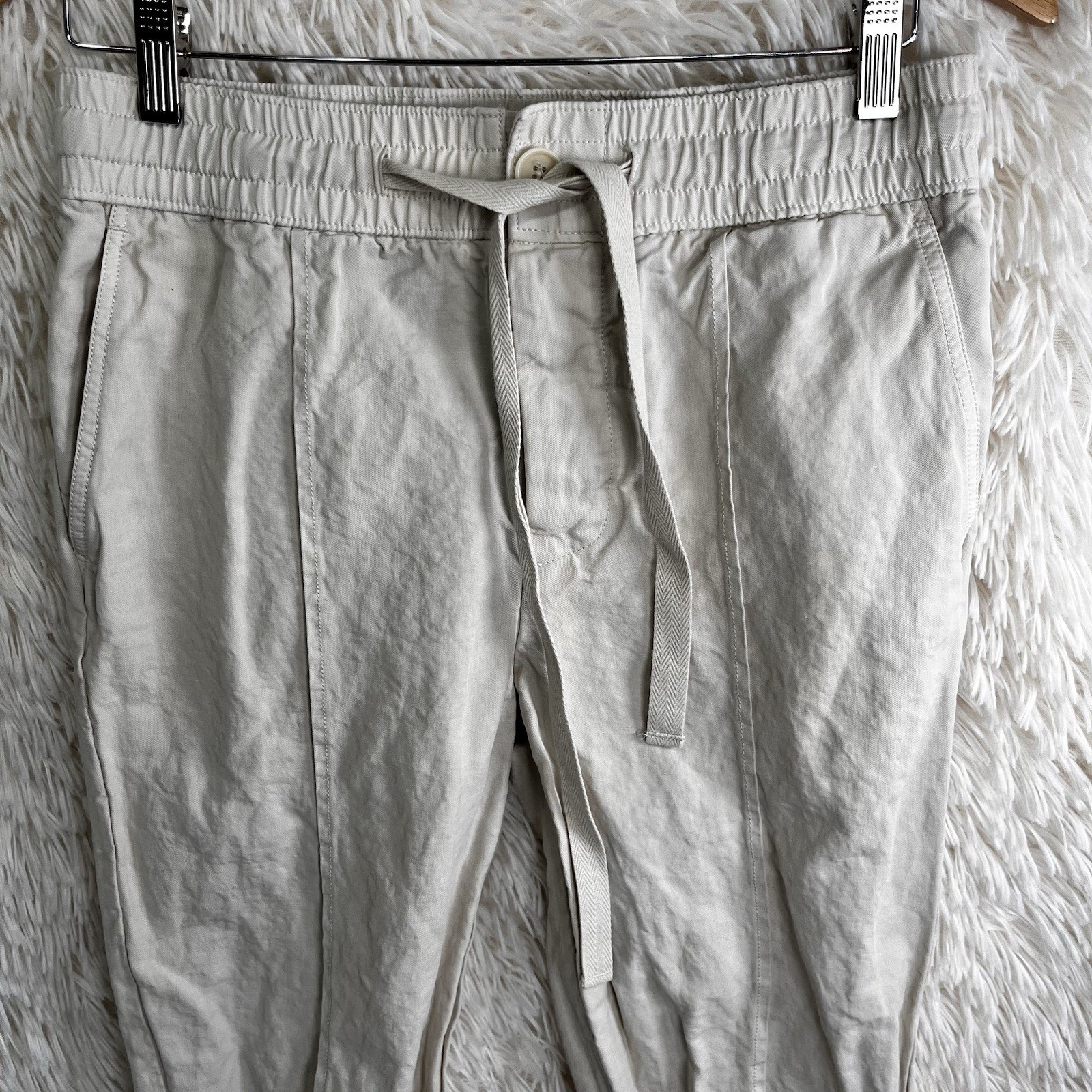 Alex Mill Crop ButtonFly Drawstring Pant Size 2 L… - image 6