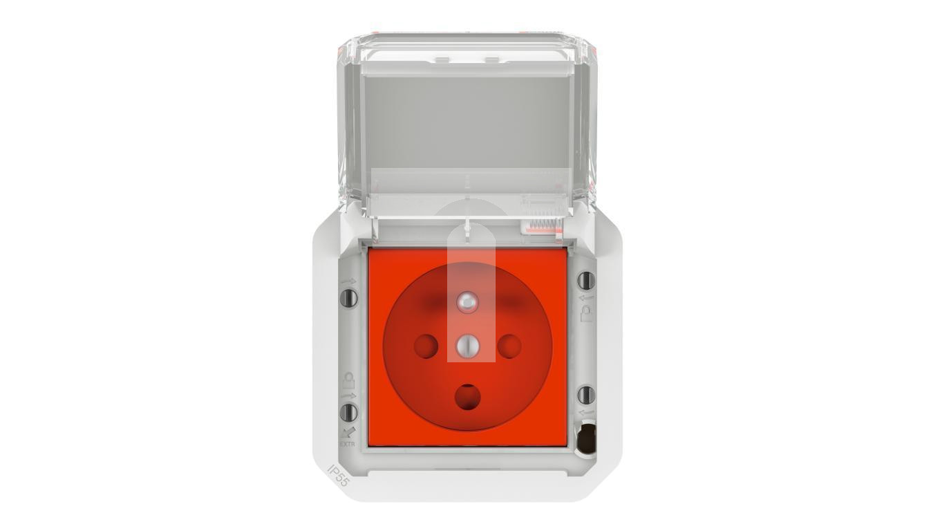 NEW PLEXO 55 2P+Z Female with Locking Screw Terminals Factory 16A - 250V  /T2UK