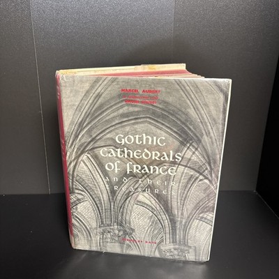 Gothic Cathedrals Of France, Marcel Aubert, Nicholas Kaye, 1959, HC Ex-Library 