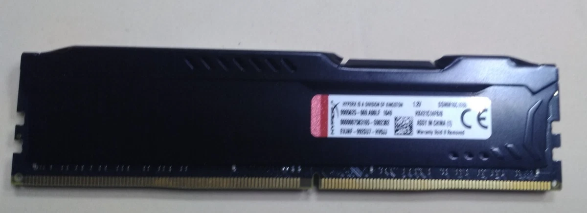 DDR4 SDRAM HyperX 8 GB Capacity per Module Memory (RAM) for sale