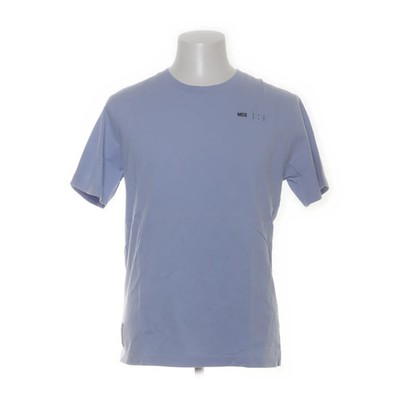 MCQ, T-shirt, Größe: M, Blau, Baumwolle/Polyester, Print, Herren #qxw