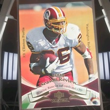 Upper Deck 2005 Clinton Portis Washington Redskins 2004 #98 NFL Card