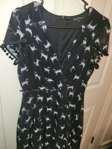 Smak Parlour Mops Unique Print Kleid - Bild 10 von 10