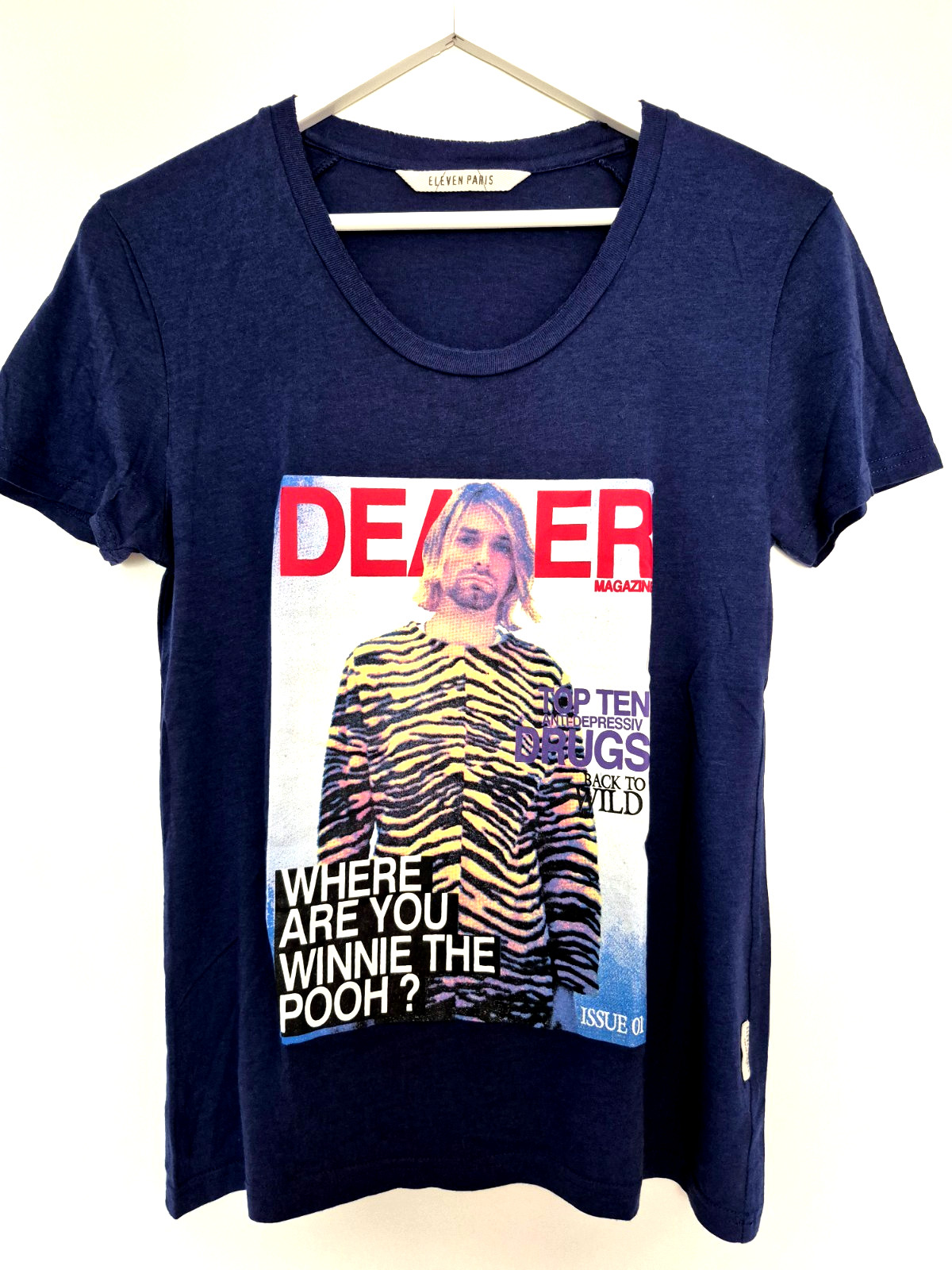 Kurt Cobain Nirvana T-Shirt by Eleven Paris Vintage Mens Shirt Womens Shirt L /M