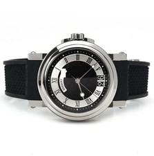 Breguet Marine Automatic Big Date 5817ST/92/5V8 Black Dial Luxury Wristwatch