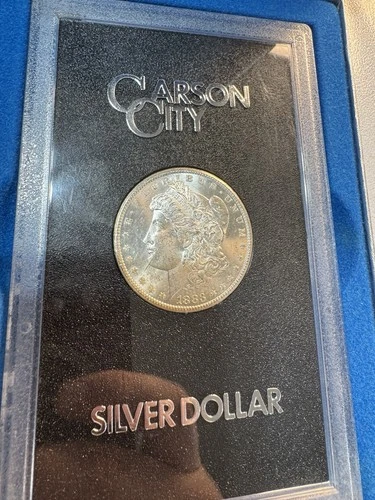 1883-CC Morgan Silver Dollar GSA Hoard w Box & COA BU Carson City