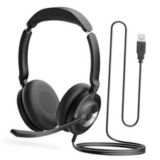 USB Headset with Microphone for PC, Active Noise Cancelling Headphones BNG818