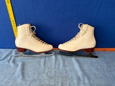 Riedell 320 Figure Ice Skates John Wilson Excel Sheffield England Women's 6 B